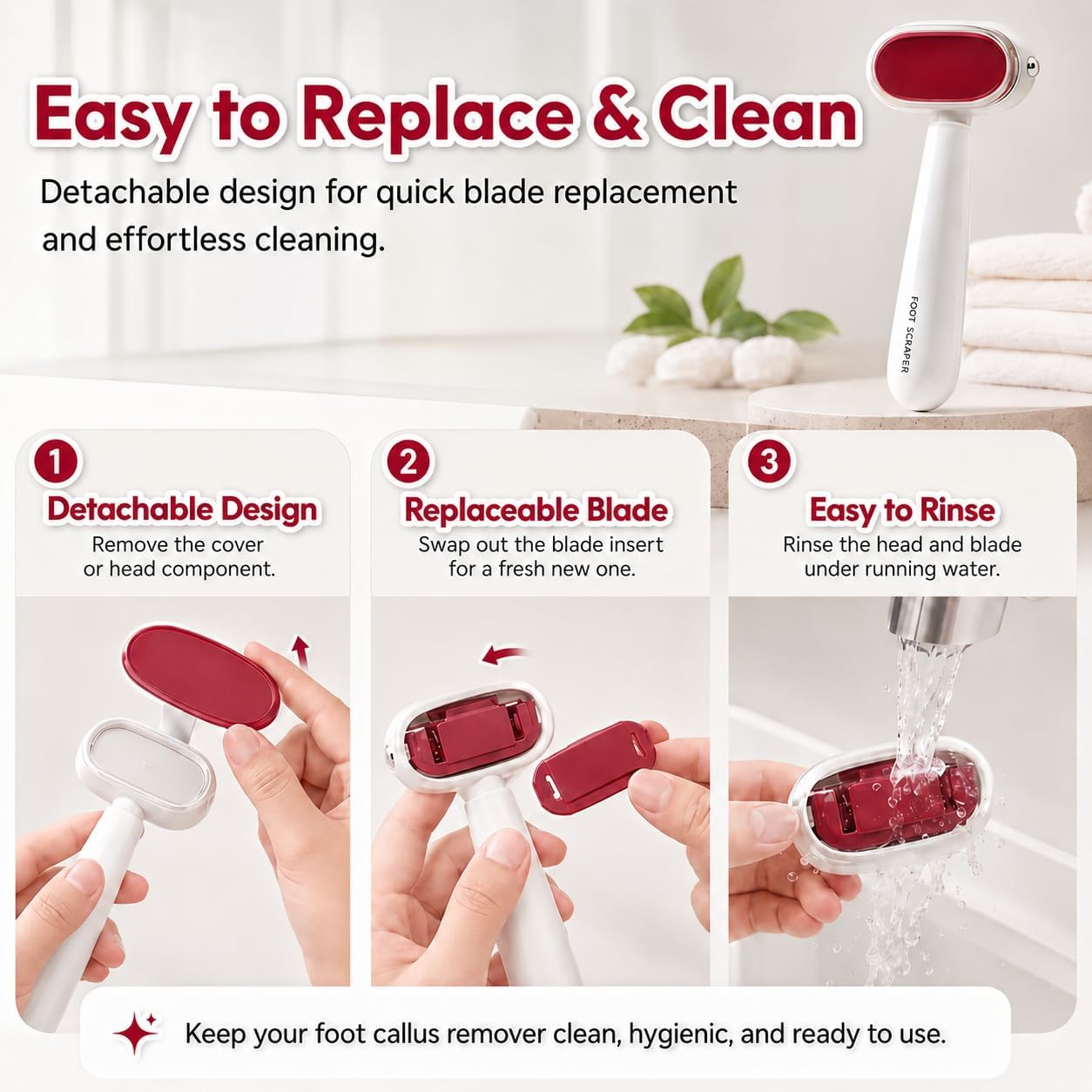 2 in 1 Foot Callus Remover