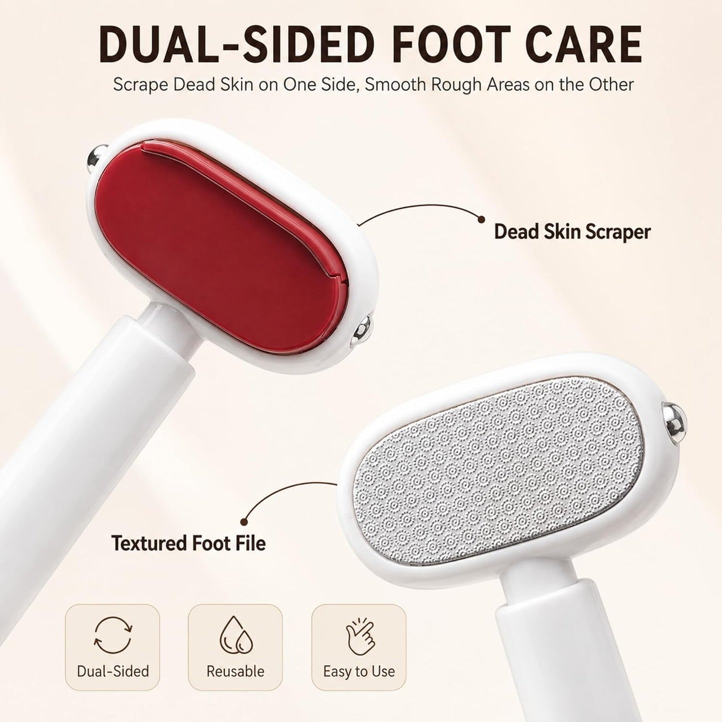 2 in 1 Foot Callus Remover